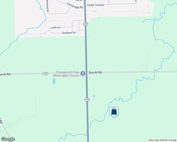 map of restaurants, bars, coffee shops, grocery stores, and more near 426 Burritt Road in Hilton