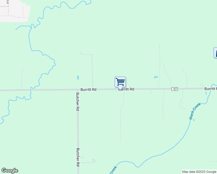 map of restaurants, bars, coffee shops, grocery stores, and more near 184 Burritt Road in Hilton