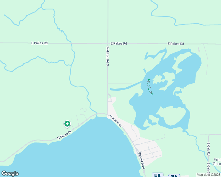 map of restaurants, bars, coffee shops, grocery stores, and more near 1283 Waldron Road South in Crystal