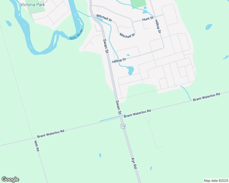 map of restaurants, bars, coffee shops, grocery stores, and more near 1056 Swan Street in Ayr