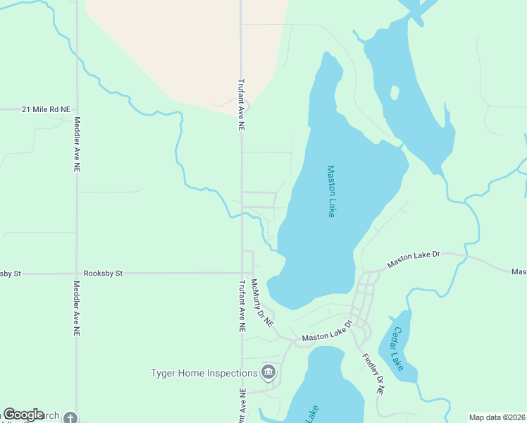 map of restaurants, bars, coffee shops, grocery stores, and more near 12441 Corstal Drive in Sand Lake