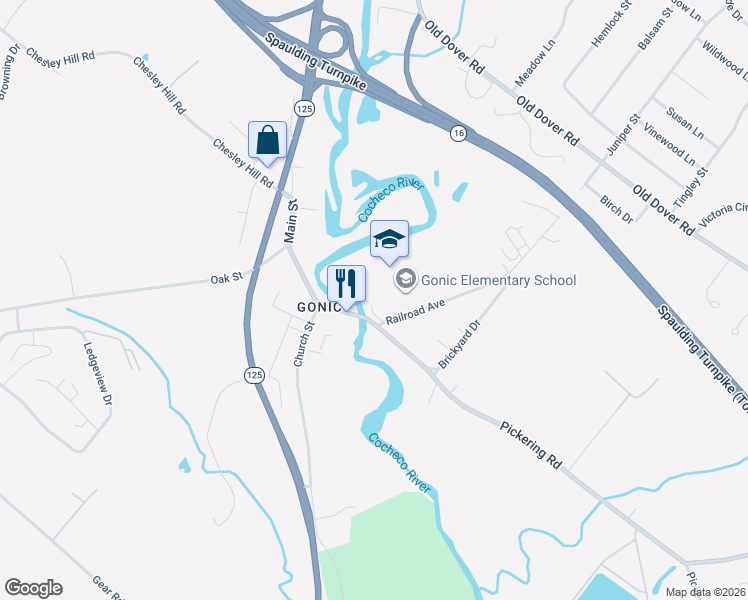 map of restaurants, bars, coffee shops, grocery stores, and more near 5 Tuttle Court in Rochester