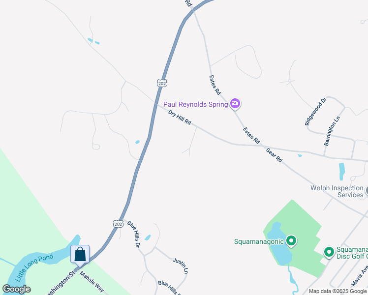map of restaurants, bars, coffee shops, grocery stores, and more near 32 Dry Hill Road in Rochester