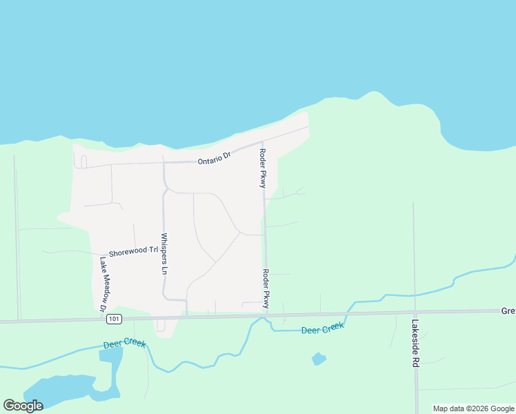 map of restaurants, bars, coffee shops, grocery stores, and more near 7703 Roder Parkway in Ontario