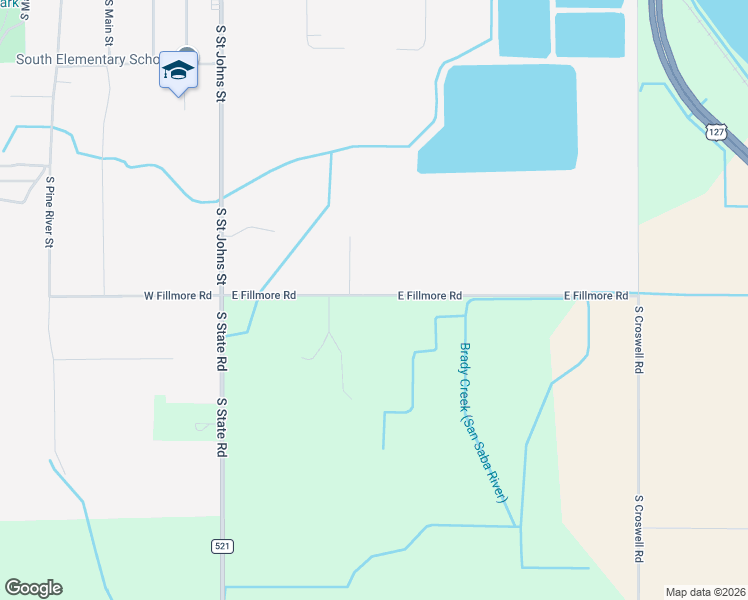 map of restaurants, bars, coffee shops, grocery stores, and more near 654-938 East Fillmore Road in Ithaca