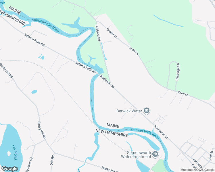 map of restaurants, bars, coffee shops, grocery stores, and more near 6 Hubbard Road in Berwick