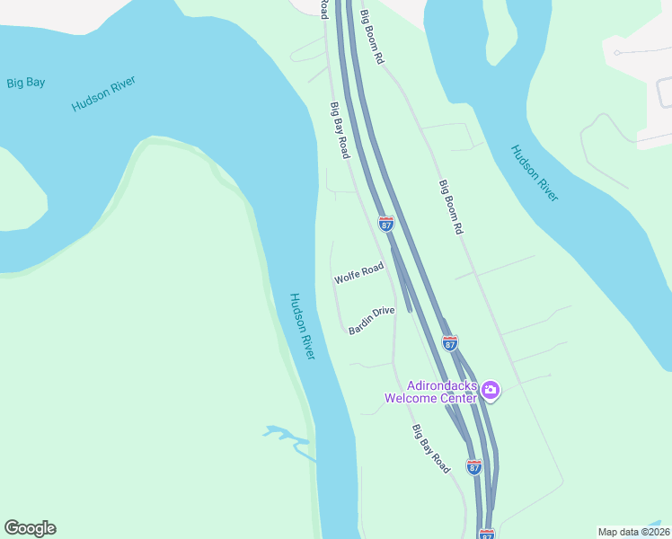 map of restaurants, bars, coffee shops, grocery stores, and more near 4 Boss Road in Queensbury