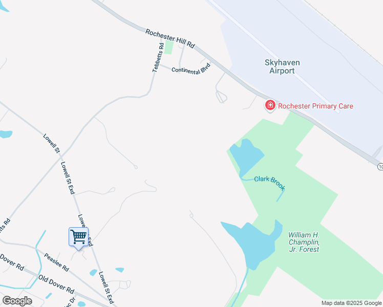 map of restaurants, bars, coffee shops, grocery stores, and more near 30 Roberts Road in Rochester