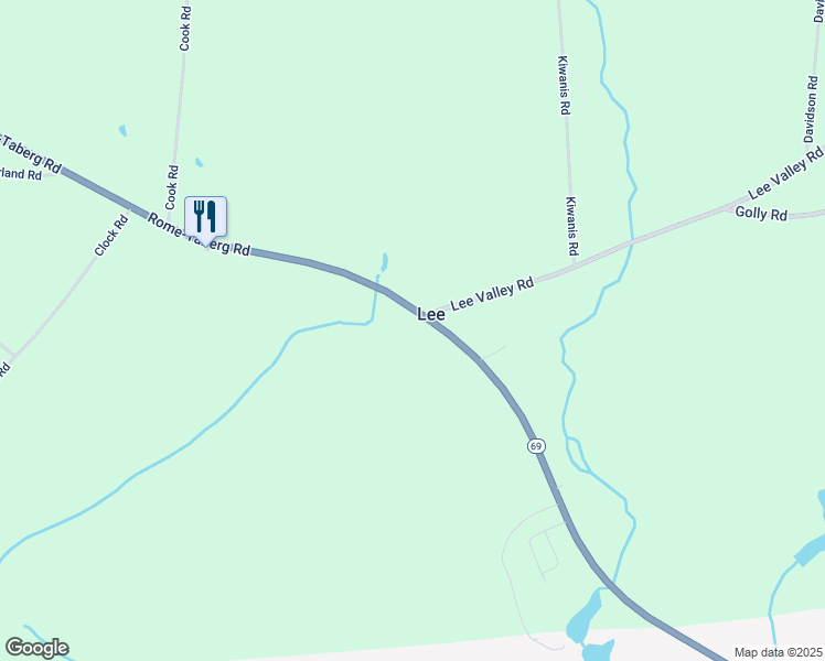 map of restaurants, bars, coffee shops, grocery stores, and more near 4740 New York 69 in Oneida County