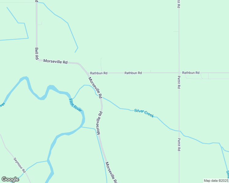 map of restaurants, bars, coffee shops, grocery stores, and more near 3444 Rathbun Road in Birch Run