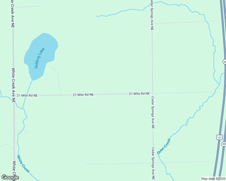 map of restaurants, bars, coffee shops, grocery stores, and more near 4487 21 Mile Road in Sand Lake