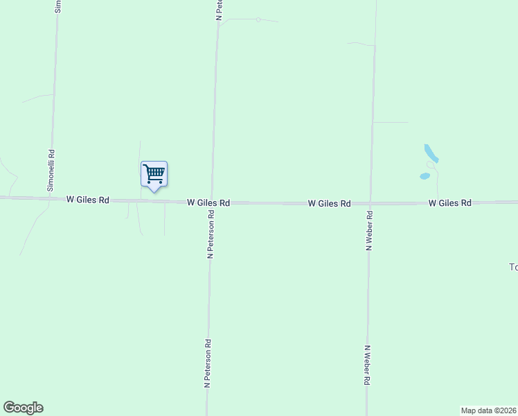 map of restaurants, bars, coffee shops, grocery stores, and more near 3455 West Giles Road in Muskegon