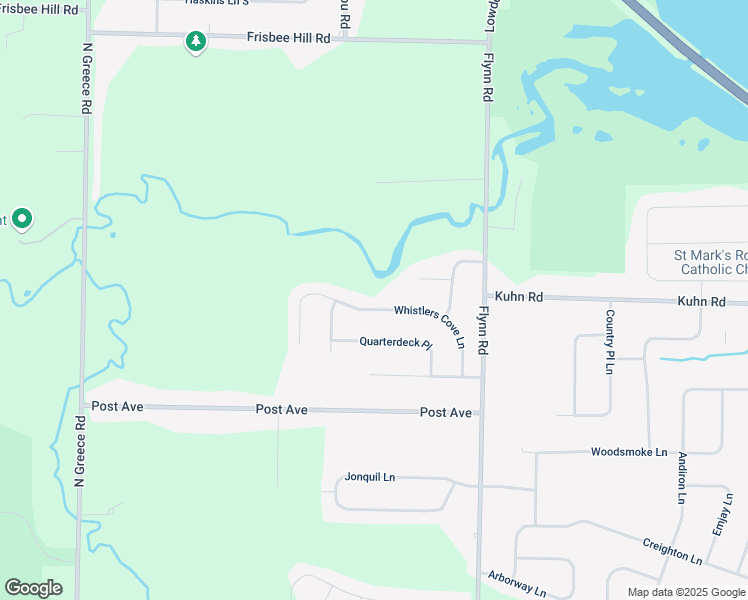 map of restaurants, bars, coffee shops, grocery stores, and more near 735 Whistlers Cove Lane in Rochester