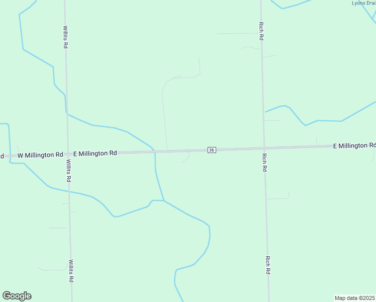 map of restaurants, bars, coffee shops, grocery stores, and more near 283 East Millington Road in Fostoria