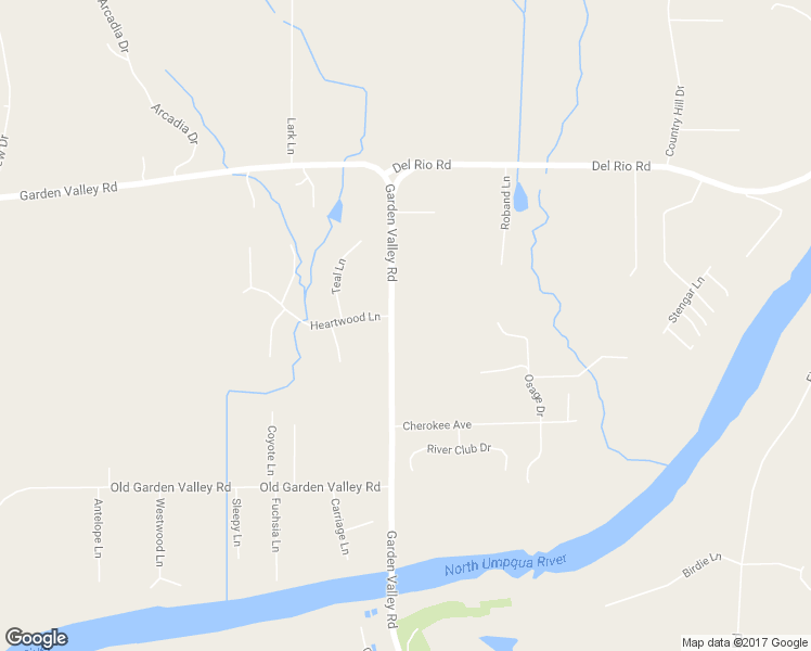 map of restaurants, bars, coffee shops, grocery stores, and more near 121 Pine Meadow's Lane in Roseburg