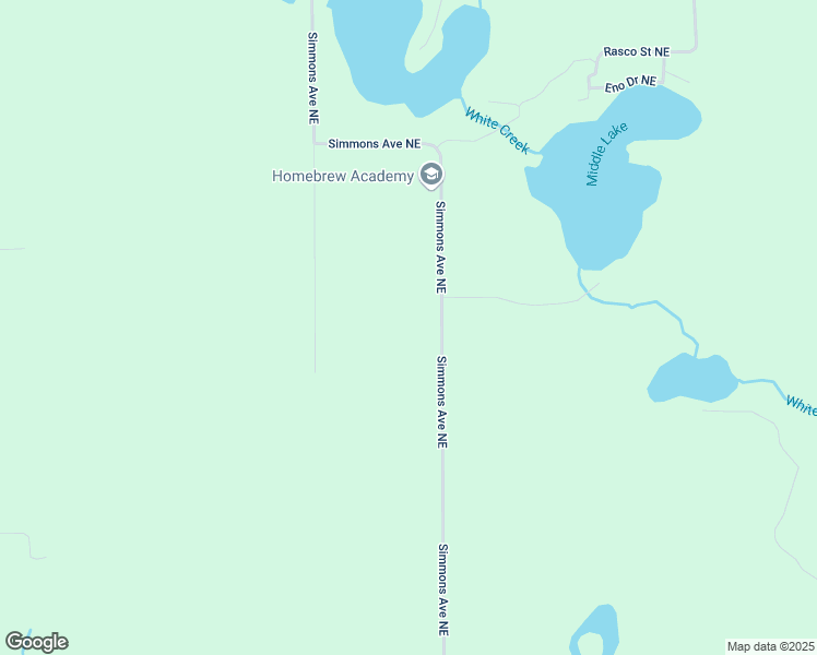 map of restaurants, bars, coffee shops, grocery stores, and more near 17313 Simmons Avenue Northeast in Cedar Springs