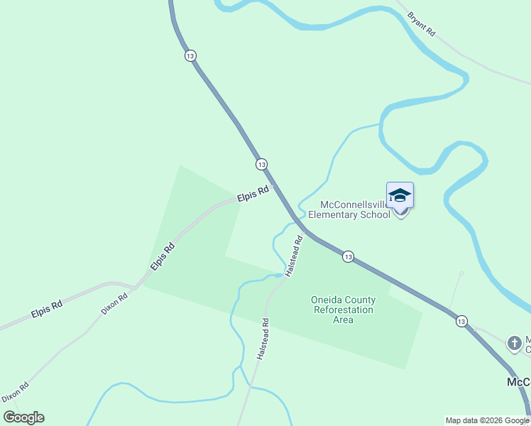 map of restaurants, bars, coffee shops, grocery stores, and more near 8649 New York 13 in Blossvale