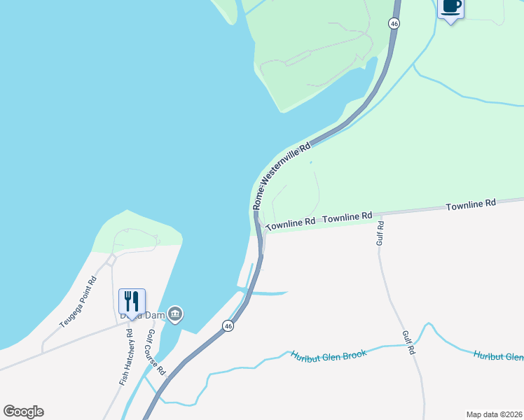 map of restaurants, bars, coffee shops, grocery stores, and more near 8045 Standish Road in Rome