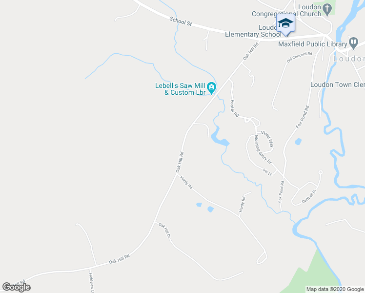 map of restaurants, bars, coffee shops, grocery stores, and more near 7316 Oak Hill Road in Loudon