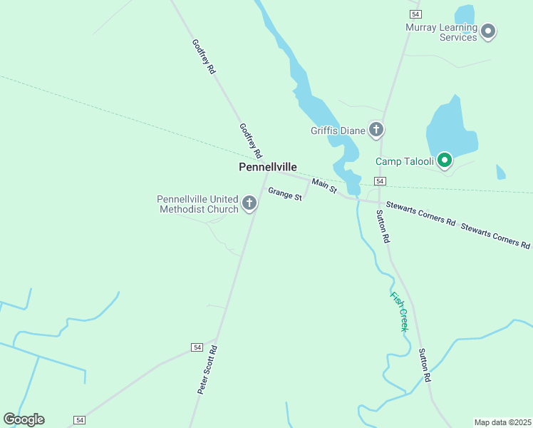 map of restaurants, bars, coffee shops, grocery stores, and more near 384 County Route 54 in Pennellville