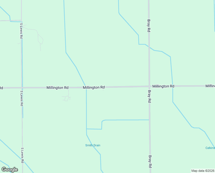 map of restaurants, bars, coffee shops, grocery stores, and more near 9166 Millington Road in Vassar