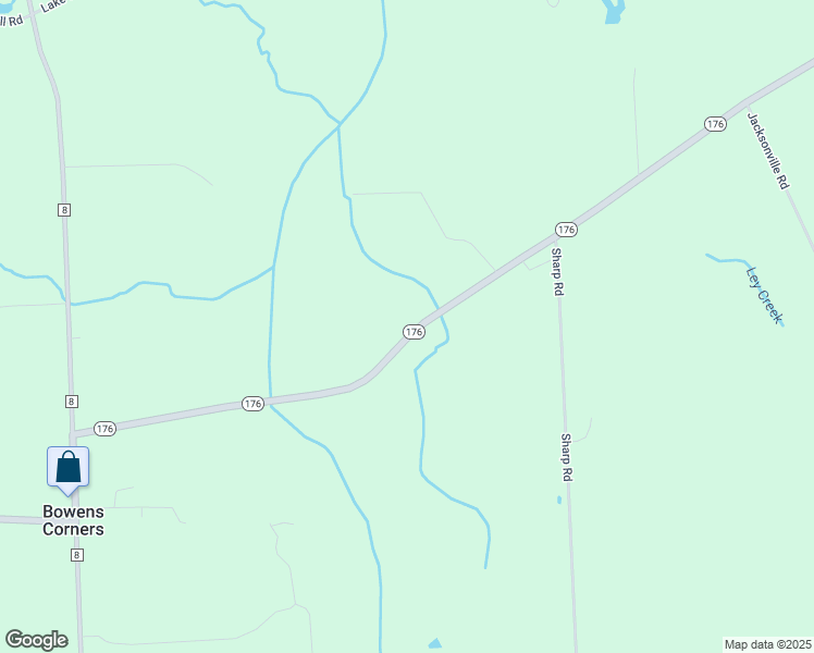 map of restaurants, bars, coffee shops, grocery stores, and more near 965 New York 176 in Fulton