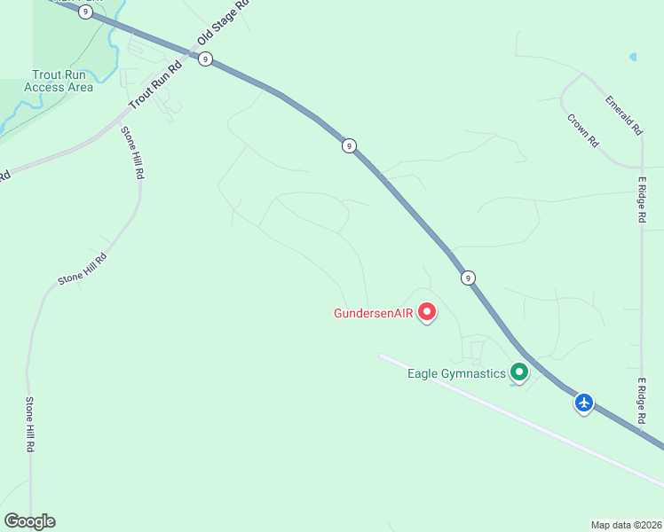 map of restaurants, bars, coffee shops, grocery stores, and more near 2301-2383 Shagbark Road in Decorah