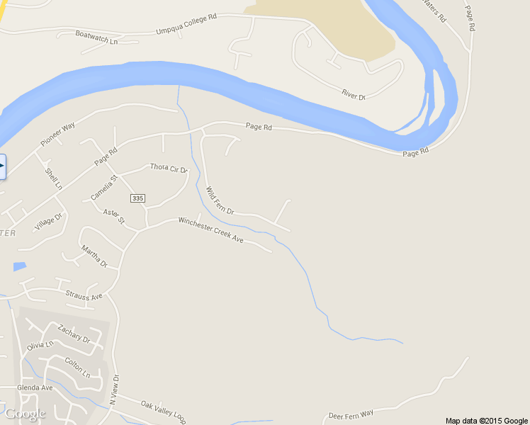 map of restaurants, bars, coffee shops, grocery stores, and more near 508 Wild Fern Drive in Roseburg North