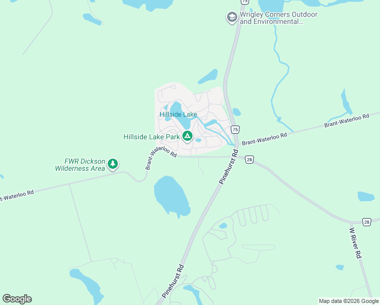 map of restaurants, bars, coffee shops, grocery stores, and more near 525 Hillside Lake Trailer Park Lane in Ayr