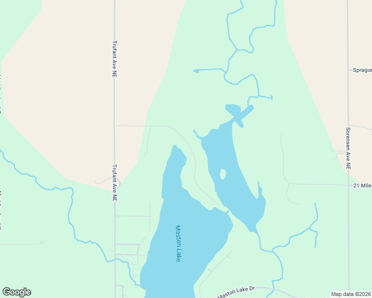 map of restaurants, bars, coffee shops, grocery stores, and more near 12704 Gregware Drive Northeast in Sand Lake