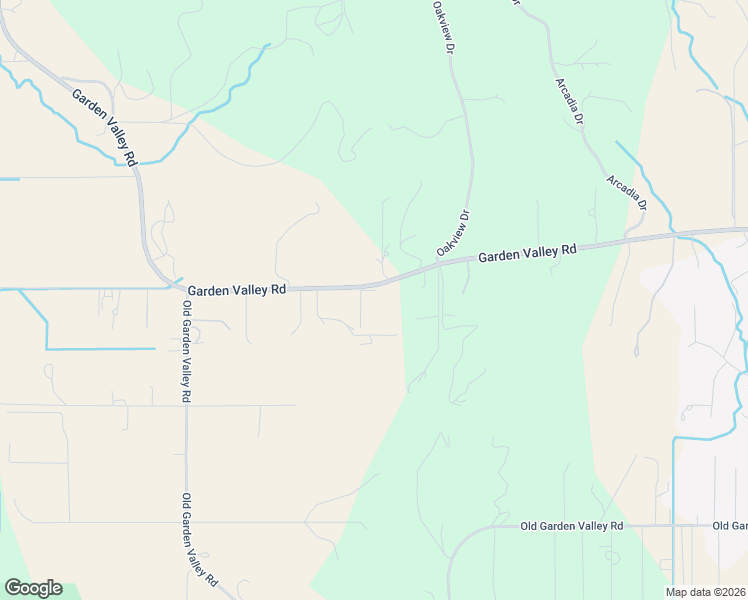 map of restaurants, bars, coffee shops, grocery stores, and more near 7008 Garden Valley Road in Roseburg