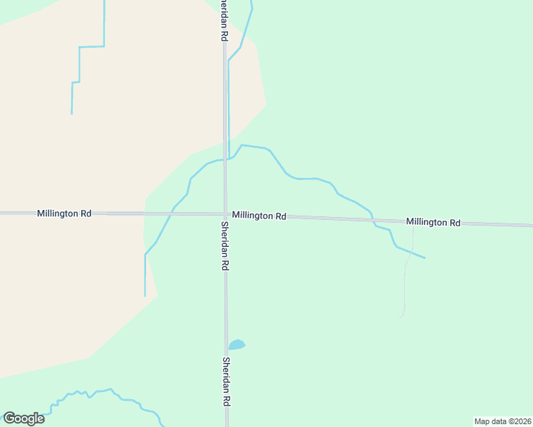 map of restaurants, bars, coffee shops, grocery stores, and more near 3475 Millington Road in Millington