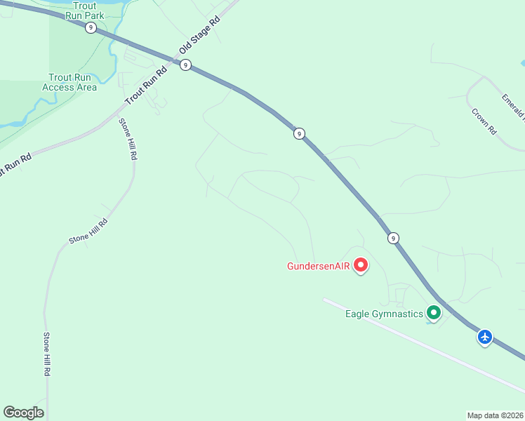 map of restaurants, bars, coffee shops, grocery stores, and more near 2387 Red Oak Rd in Decorah