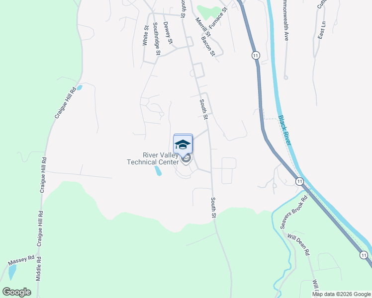 map of restaurants, bars, coffee shops, grocery stores, and more near 303 South Street in Springfield