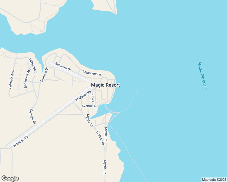 map of restaurants, bars, coffee shops, grocery stores, and more near Watson Street in Blaine County