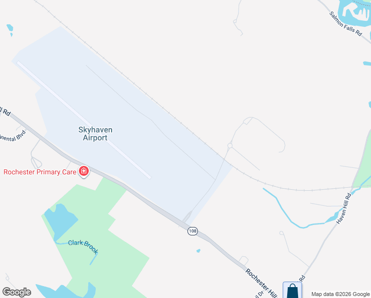 map of restaurants, bars, coffee shops, grocery stores, and more near 85 Airport Drive in Rochester