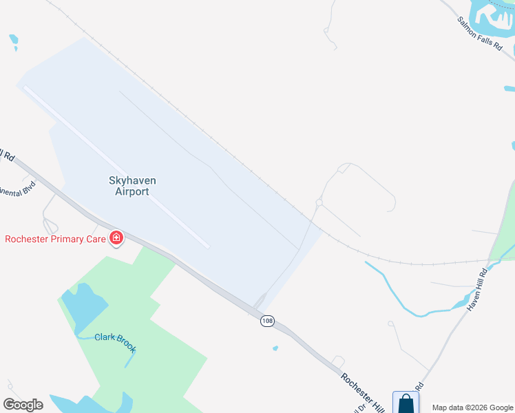 map of restaurants, bars, coffee shops, grocery stores, and more near 85 Airport Drive in Rochester