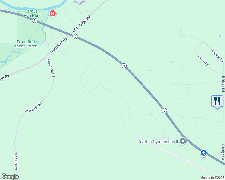 map of restaurants, bars, coffee shops, grocery stores, and more near 2387 Red Oak Road in Decorah