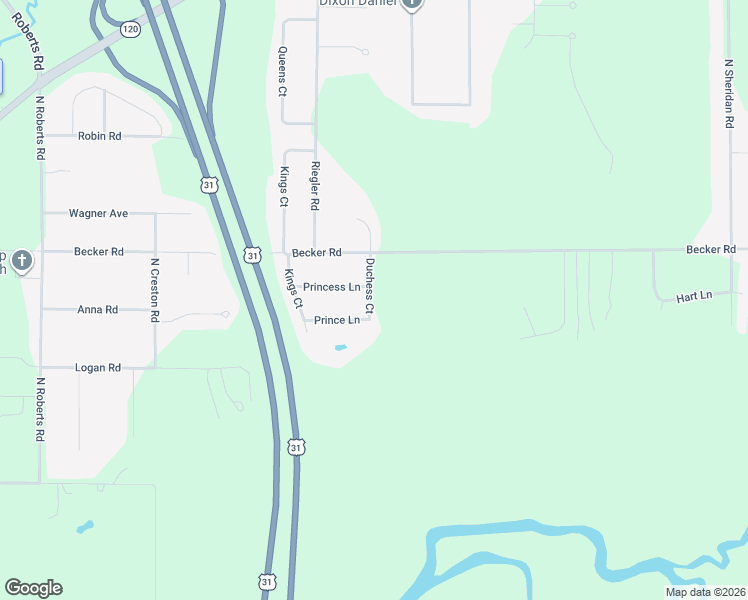 map of restaurants, bars, coffee shops, grocery stores, and more near 1740 Duchess Court in Muskegon