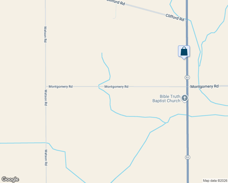 map of restaurants, bars, coffee shops, grocery stores, and more near 6767 Montgomery Road in Marlette