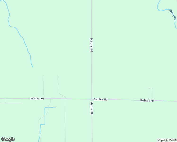 map of restaurants, bars, coffee shops, grocery stores, and more near 9710 Marshall Road in Birch Run