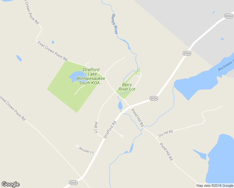 map of restaurants, bars, coffee shops, grocery stores, and more near 9 First Crown Point Road in Strafford