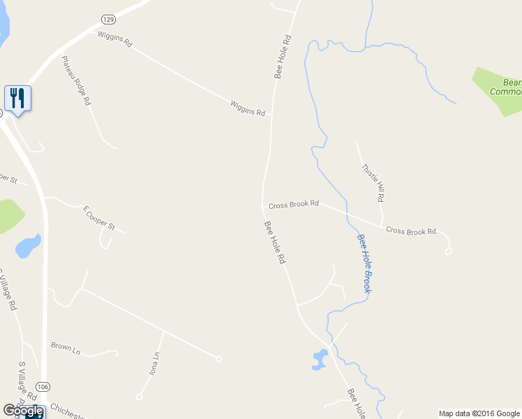 map of restaurants, bars, coffee shops, grocery stores, and more near 222 Bee Hole Road in Loudon