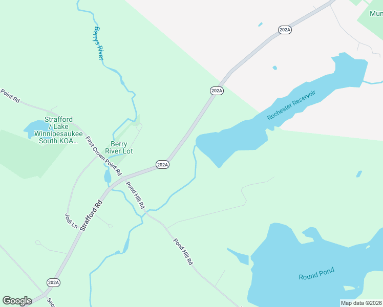 map of restaurants, bars, coffee shops, grocery stores, and more near 29 Strafford Road in Barrington