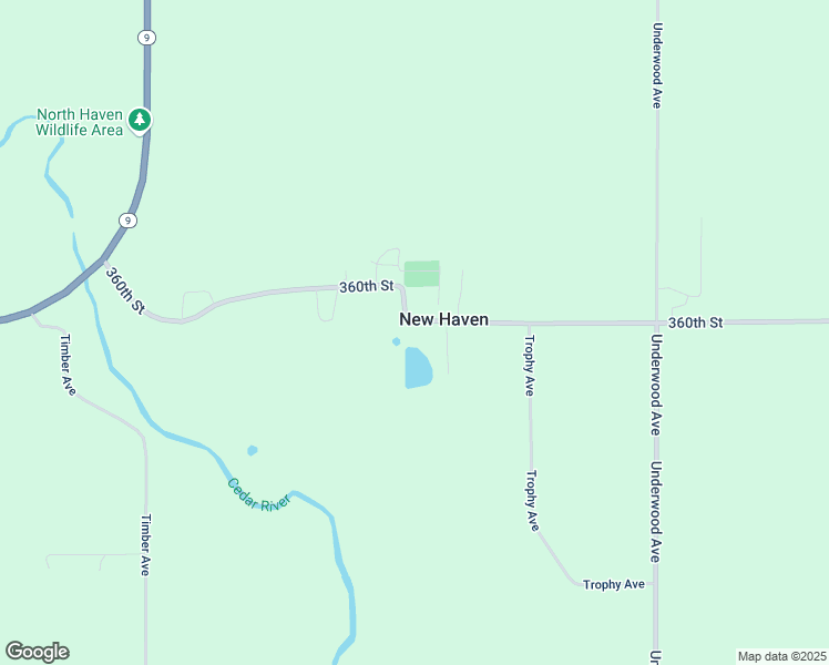 map of restaurants, bars, coffee shops, grocery stores, and more near 1968-2962 360 St in Osage