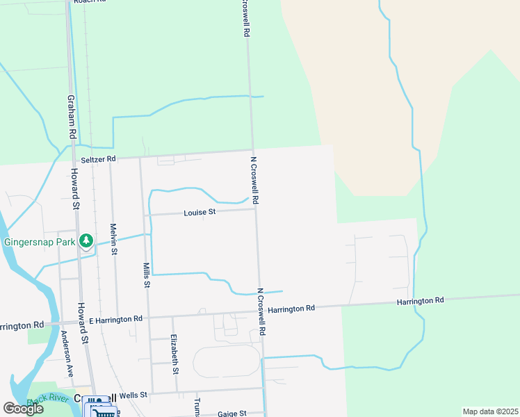 map of restaurants, bars, coffee shops, grocery stores, and more near 278 North Croswell Road in Croswell
