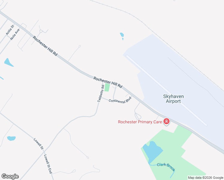 map of restaurants, bars, coffee shops, grocery stores, and more near 161 Rochester Hill Road in Rochester