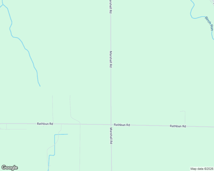 map of restaurants, bars, coffee shops, grocery stores, and more near 9710 Marshall Road in Birch Run