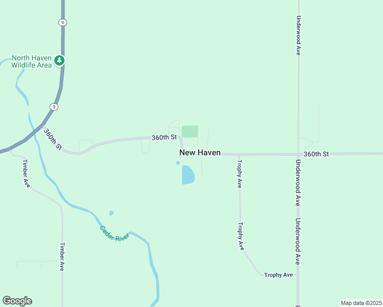 map of restaurants, bars, coffee shops, grocery stores, and more near 2962 360 St in Osage