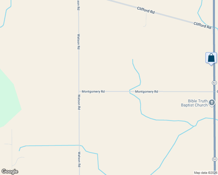 map of restaurants, bars, coffee shops, grocery stores, and more near 6767-6769 Montgomery Road in Marlette